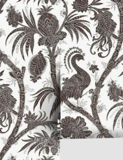 Scalamandre Balinese Peacock Wallpaper