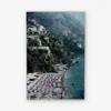 Beach In Positano Photography Print By Slim Aarons