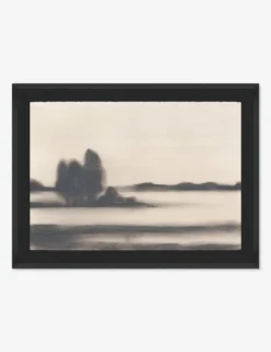 Solemn River With Print By David Erickson