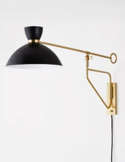 Patterson Plug-In Sconce -Home Decor Sale 8514 AGB SBK 002 Product scaled