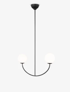 Galassia Linear Chandelier By AERIN -Home Decor Sale AEC1042MBK ALT scaled