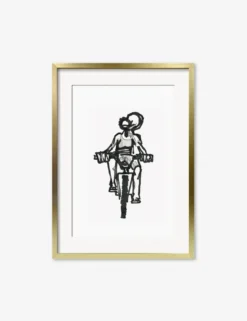 Ride Print By Adrian Brandon -Home Decor Sale AdrianRideGoldFrame scaled