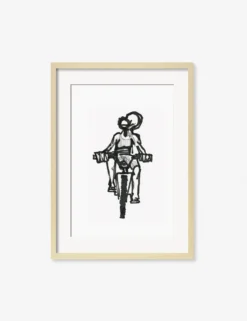 Ride Print By Adrian Brandon -Home Decor Sale AdrianRideNaturalFrame scaled