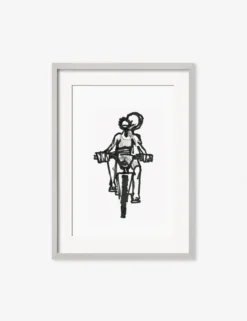 Ride Print By Adrian Brandon -Home Decor Sale AdrianRideSilverFrame scaled
