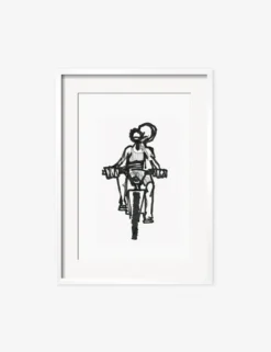 Ride Print By Adrian Brandon -Home Decor Sale AdrianRideWhiteFrame scaled