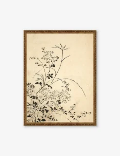 Autumn Flowers And Grasses Print By Miyazaki Yūzen