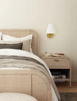 Matthews Sconce -Home Decor Sale BedroomI 0636 FlutedLighting Brass