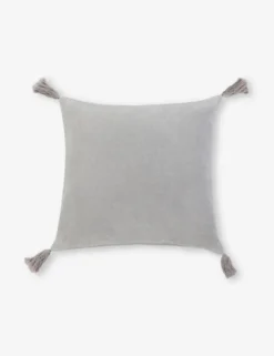 Bianca Velvet Pillow By Pom Pom At Home -Home Decor Sale Biancagrey20copy scaled