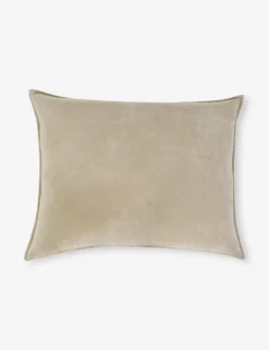 Bianca Velvet Oversized Pillow By Pom Pom At Home -Home Decor Sale Biancanaturalbigpillowcopy scaled