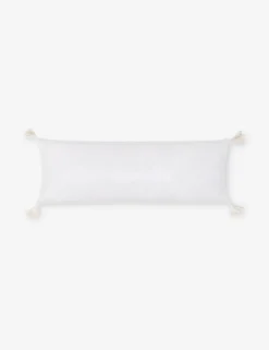 Bianca Velvet Pillow By Pom Pom At Home -Home Decor Sale Biancawhitelong scaled