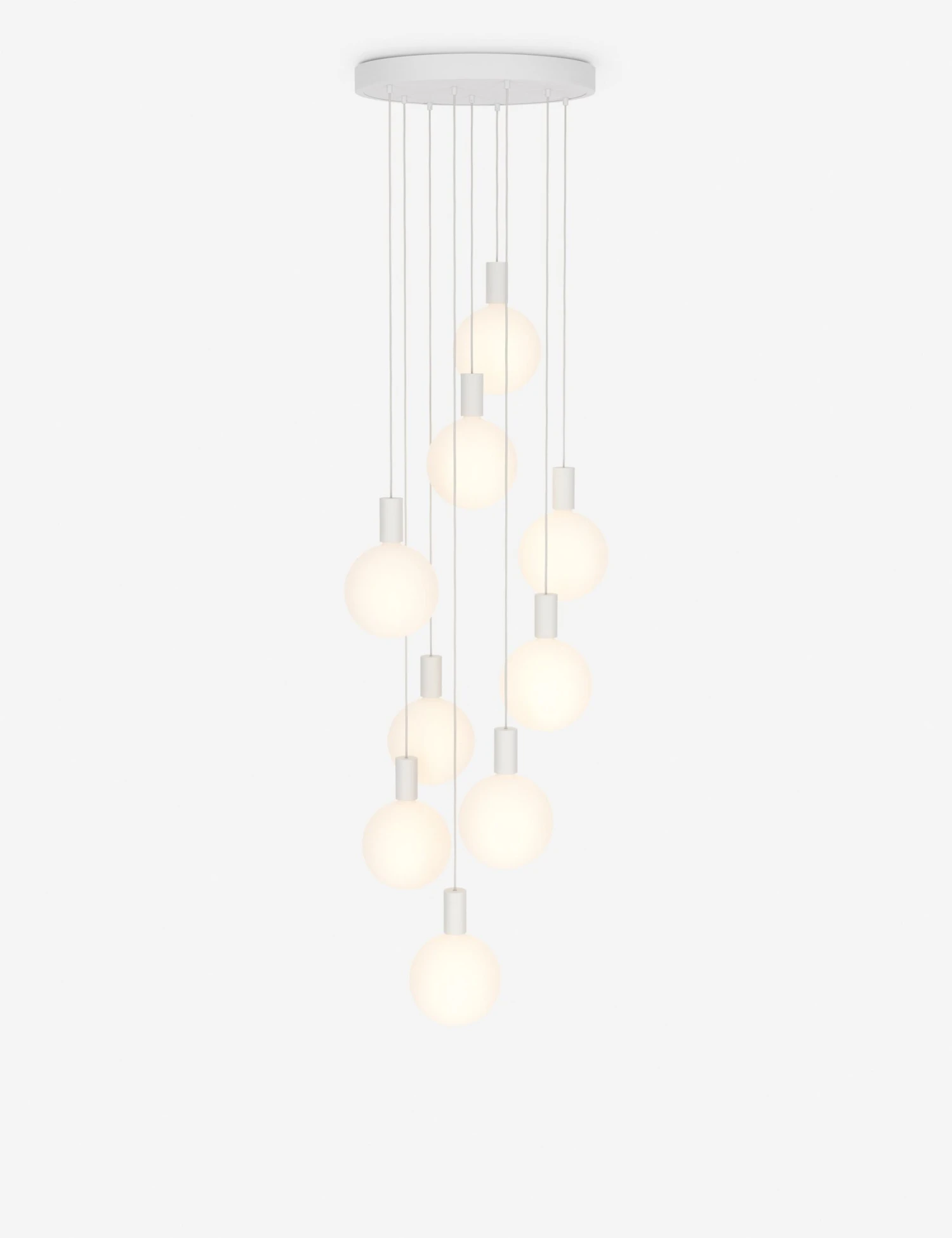 Alumina 9-Light Pendant Light By Tala 1 Alumina 9-Light Pendant Light By Tala