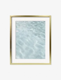 Byron Pool Photography Print By Carley Rudd -Home Decor Sale CarleyRuddByronPoolGoldFrame scaled