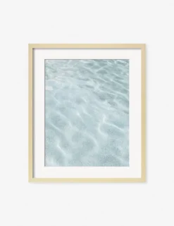 Byron Pool Photography Print By Carley Rudd -Home Decor Sale CarleyRuddByronPoolNaturalFrame scaled