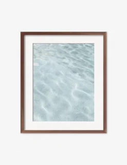 Byron Pool Photography Print By Carley Rudd -Home Decor Sale CarleyRuddByronPoolWalnutFrame scaled