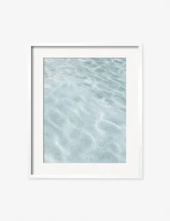 Byron Pool Photography Print By Carley Rudd -Home Decor Sale CarleyRuddByronPoolWhiteFrame scaled