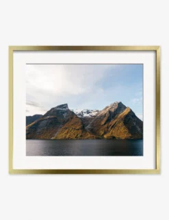 Fjords Photography Print By Carley Rudd -Home Decor Sale CarleyRuddFjordsGoldFramedPrint scaled