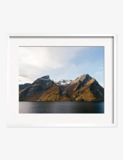 Fjords Photography Print By Carley Rudd -Home Decor Sale CarleyRuddFjordsWhiteFramedPrint scaled