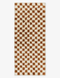 Checkerboard Bath Mat By Sarah Sherman Samuel -Home Decor Sale CheckerboardBathMatbySarahShermanSamuel Umber 2 x5 A0656926 scaled