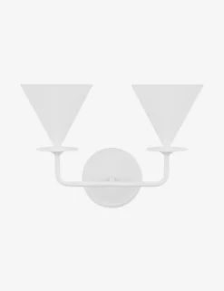 Cornet Double Sconce By Christiane Lemieux