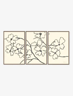 Dogwood Wall Art By Susan Hable (Set Of 3)