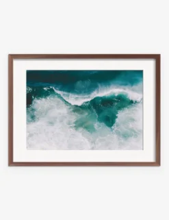 Crashing Waves Photography Print By Ingrid Beddoes 11 Crashing Waves Photography Print By Ingrid Beddoes -Home Decor Sale IngridCrashingWavesWalnutframe