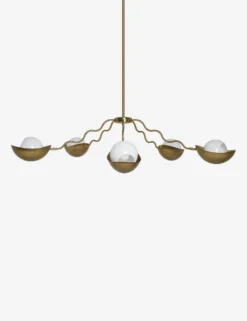 Kukka Chandelier By Sarah Sherman Samuel -Home Decor Sale KukkaChandelierbySarahShermanSamuel Brass A0656453 4219 Product 1 scaled