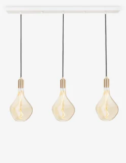 Triple Linear Pendant Light With Voronoi II By Tala
