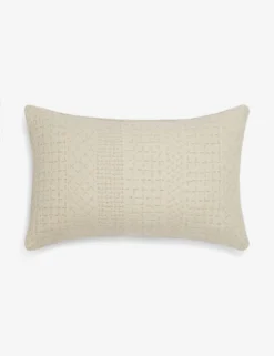 Larchmont Indoor / Outdoor Pillow By Sunbrella For Lulu And Georgia -Home Decor Sale LarchmontIndoor OutdoorLumbarPillow Ivory A0652662B scaled