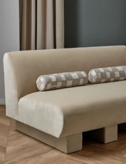 Irregular Checkerboard Bolster Pillow By Sarah Sherman Samuel -Home Decor Sale LenaSectionalSofa 39