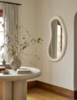 Junah Mirror -Home Decor Sale Lulu and Georgia ArtandMirrorsVignette 0506 JunahMirror White Site Crop Lifestyle scaled