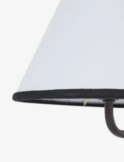 Magdalene Single Sconce -Home Decor Sale MagdaleneSconceBronze BlackRimShade 0024