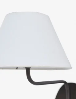 Magdalene Single Sconce -Home Decor Sale MagdaleneSconceBronze WhiteShade 12745