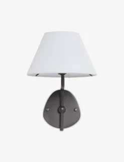 Magdalene Single Sconce -Home Decor Sale MagdaleneSconceBronze WhiteShade 12747