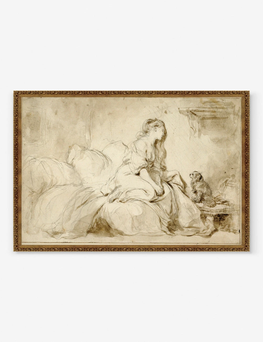 Oh! IF Only He Were As Faithful To Me Wall Art By Jean-Honoré Fragonard, Original Work Held By The J. Paul Getty Museum 1 Oh! IF Only He Were As Faithful To Me Wall Art By Jean-Honoré Fragonard, Original Work Held By The J. Paul Getty Museum