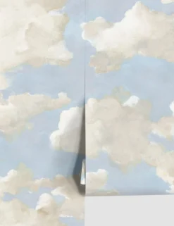 Clouds On Canvas Premium Peel + Stick Wallpaper
