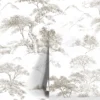 Oriental Toile Peel + Stick Wallpaper