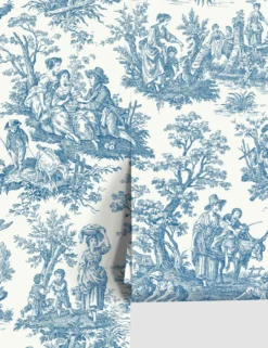 Country Life Toile Peel + Stick Wallpaper By Waverly