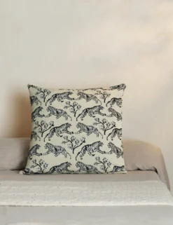 Tiger Pillow By Sarah Sherman Samuel -Home Decor Sale TigerPillowbySarahShermanSamuel Ivory A0655807B StudioLifestyle scaled