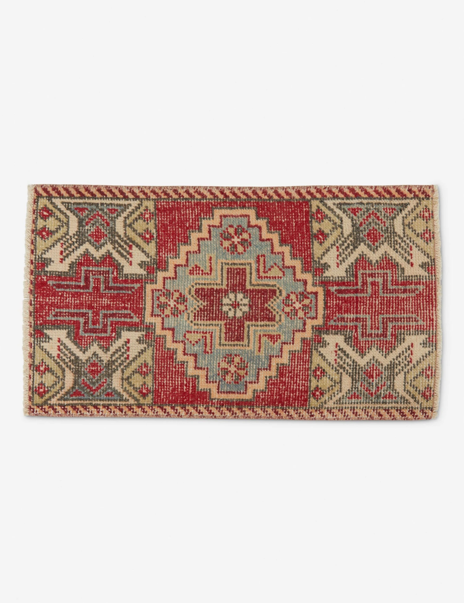 Vintage Turkish Mini Rug No. 120, 1'5" X 2'9"