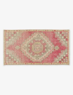 Vintage Turkish Mini Rug No. 139, 1.4" X 2'8"