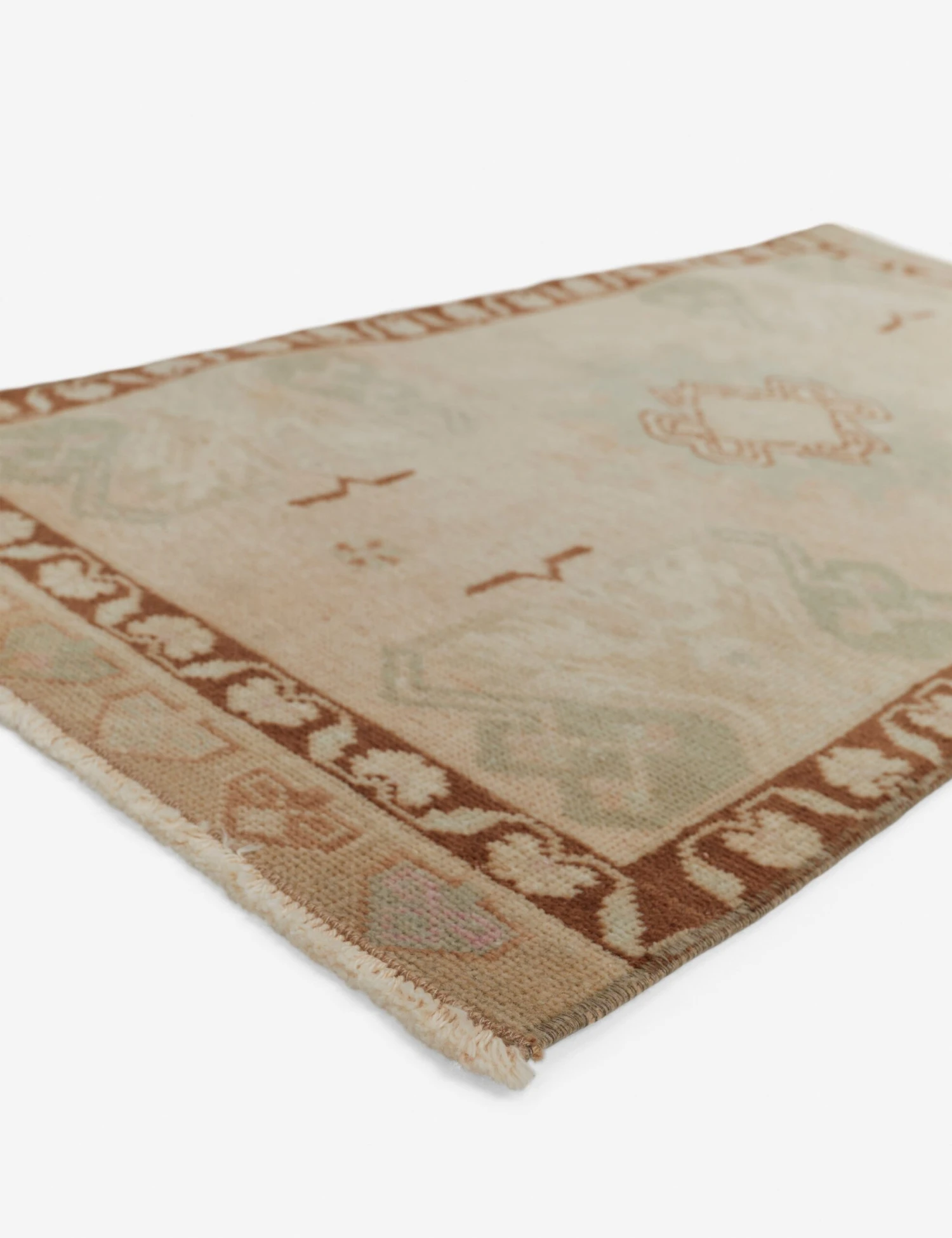 Vintage Turkish Mini Rug No. 140, 1'6" X 3" 2 Vintage Turkish Mini Rug No. 140, 1'6" X 3" - Image 2