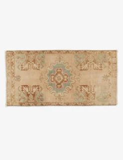 Vintage Turkish Mini Rug No. 155, 1'8" X 3'4"