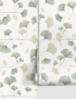 Scalamandre Ginkgo Wallpaper -Home Decor Sale WSB 00180803 GinkgoLightGreen scaled