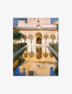 Hall Of The Ambassadors, Alhambra, Granada' Wall Art By Joaquin Sorolla Y Bastida