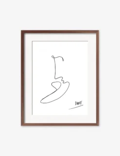 Kiss Print By Damienne Merlina -Home Decor Sale kiss walnut frame 1 scaled