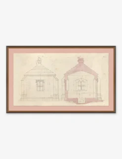 Garden House Study Print