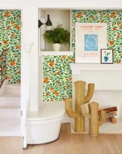 Orange Crush Peel + Stick Wallpaper 17 Orange Crush Peel + Stick Wallpaper -Home Decor Sale orange crush wallpaper by nathan turner peach 1 54916300 2826 4d13 9712 c8d52416d7b2