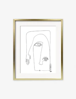 Picasso Print By Damienne Merlina -Home Decor Sale picasso gold frame 1 scaled