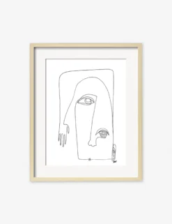 Picasso Print By Damienne Merlina -Home Decor Sale picasso natural frame 1 scaled